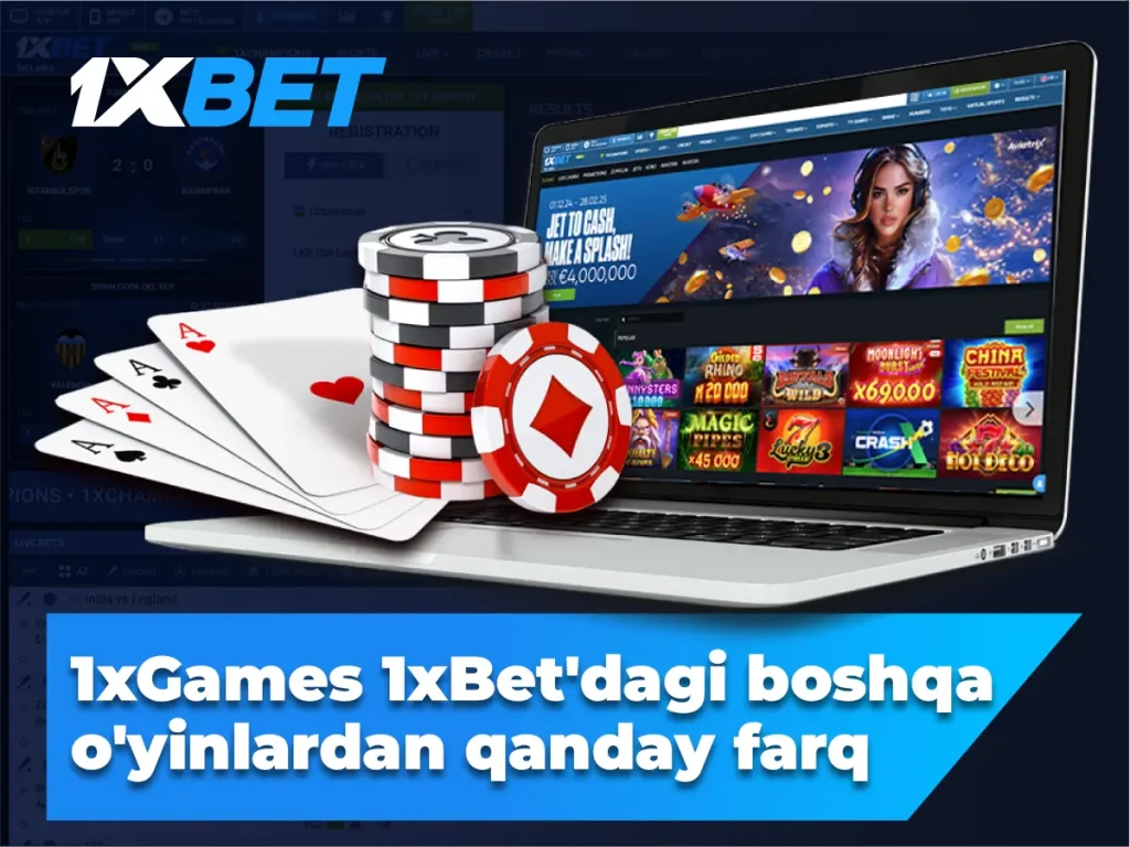 1xGames 1xBet'dagi boshqa o'yinlardan qanday farq qiladi?