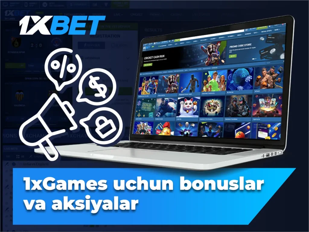 1xGames uchun bonuslar va aksiyalar